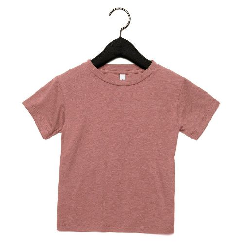 Bella Canvas Toddler Triblend Short Sleeve Tee Mauve Triblend